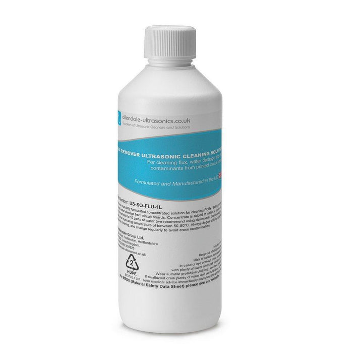 Allendale Ultrasonics Cleaning Solution Flux Removing Fluid US SO FLU 1L Web US SO FLUX 1L Ultrasonic Cleaning Fluid