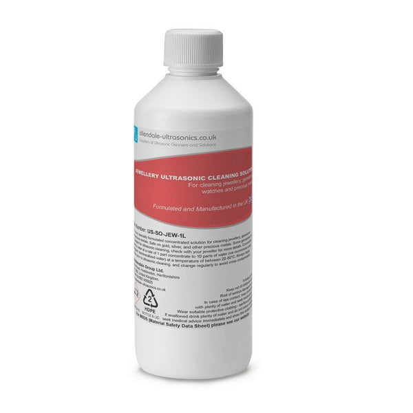 Allendale Ultrasonics Cleaning Solution Jewellery Ultrasonic Fluid US SO JEW 1L Web US SO JEW 1L Ultrasonic Jewellery Cleaning Fluid