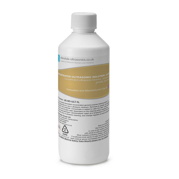 Allendale Ultrasonics Cleaning Solution Ultrasonic Fluid US SO ULT 1L Web US SO ULT 1L Ultrasonic Cleaning Fluid