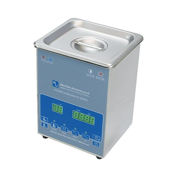 Allendale Ultrasonics Ultrasonic Cleaner Digital US CU CA 2L 10109 Web US CU CA 2L Allendale Ultrasonics Cavitek Digital Cleaner Front 3