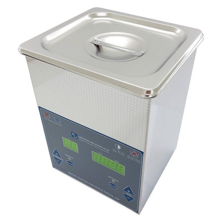 Allendale Ultrasonics Ultrasonic Cleaner Digital US CU DI 2L 10109 WEB US CU DI 2L Ultrasonic Cleaner Tank Front Side 2