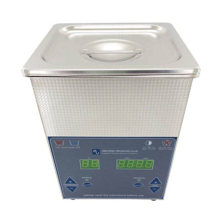 Allendale Ultrasonics Ultrasonic Cleaner Digital US CU DI 2L 10109 Web US CU DI 2L Ultrasonic Cleaner Tank Front