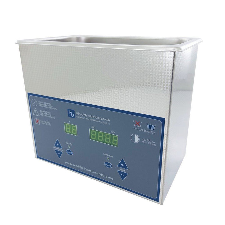 Allendale Ultrasonics Ultrasonic Cleaner Digital US CU DI 3L 10109 Allendale Ultrasonics US CU DI 3L 3 litre Ultrasonic Cleaner 4