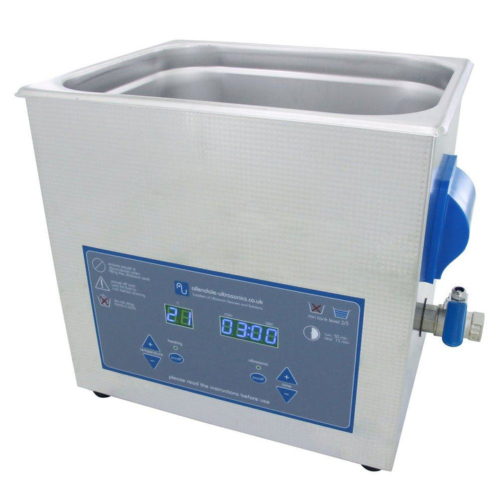 Allendale Ultrasonics Ultrasonic Cleaner Digital US CU DI 9L 10109 Allendale Ultrasonics US CU DI 9L 9 Litre Digital Ultrasonic Cleaner