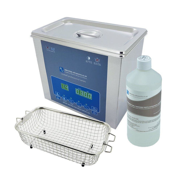 Allendale Ultrasonics Ultrasonic Cleaning Kit Digital US KIT CA MEC 3L 10286 Web US KIT CA MEC 3L Allendale Ultrasonics 3 Litre Cavitek Cleaning Kit