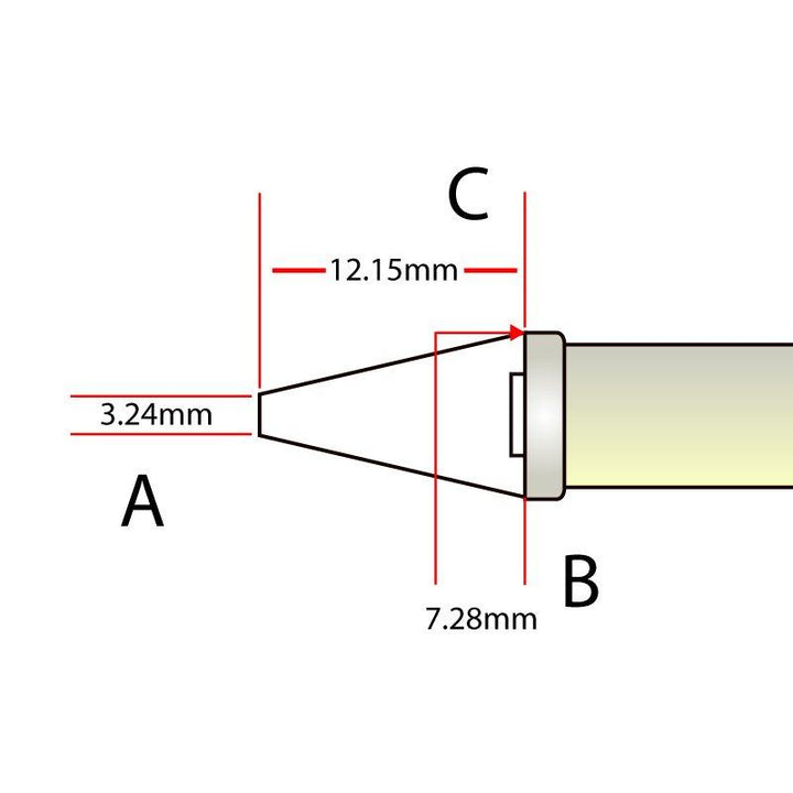 Aoyue SMD Hot Tweezer SI 950 FT 10109 SI 950 FT DIMENSIONS