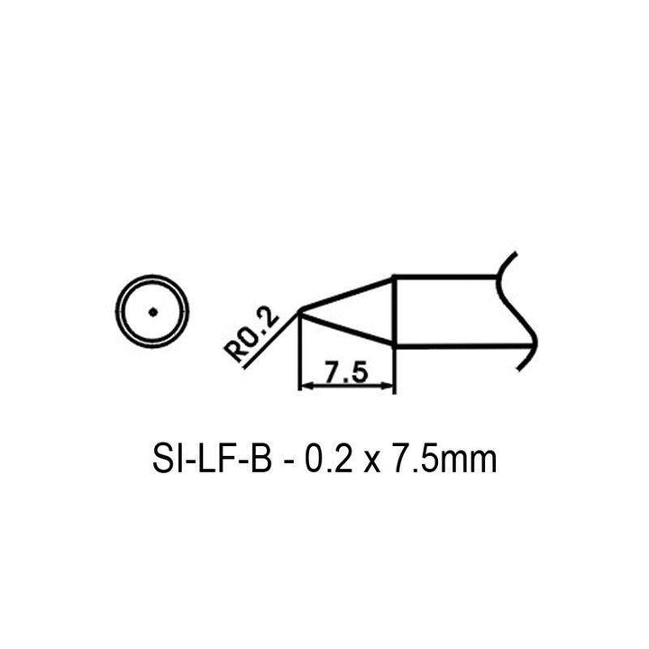 Aoyue Soldering Iron Tip LF Type SI LF B 10109 SI LF B DIMENSIONS