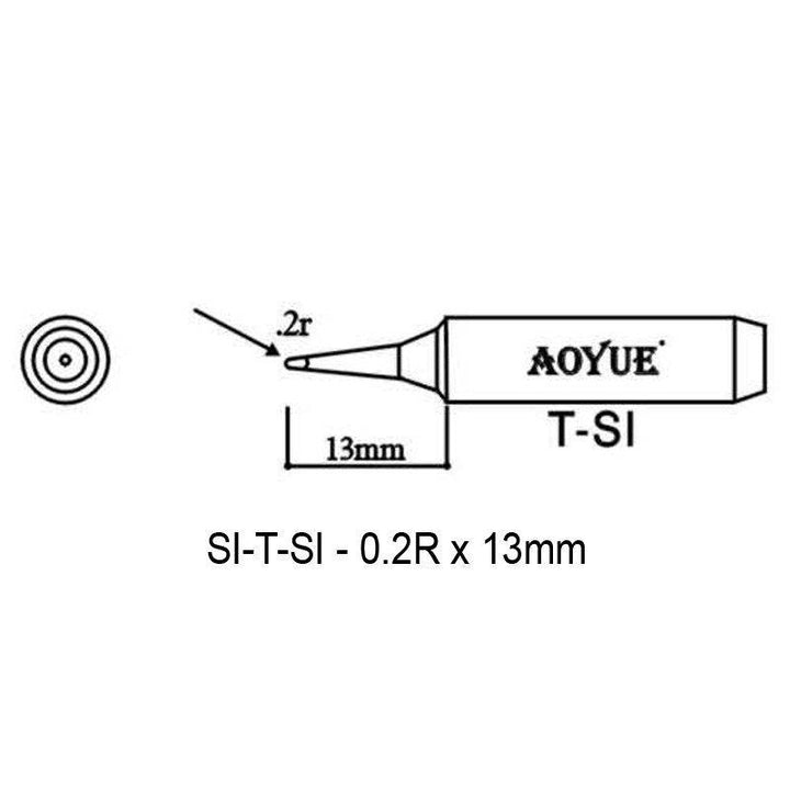 Aoyue Soldering Iron Tip T Type SI T SI si drawing