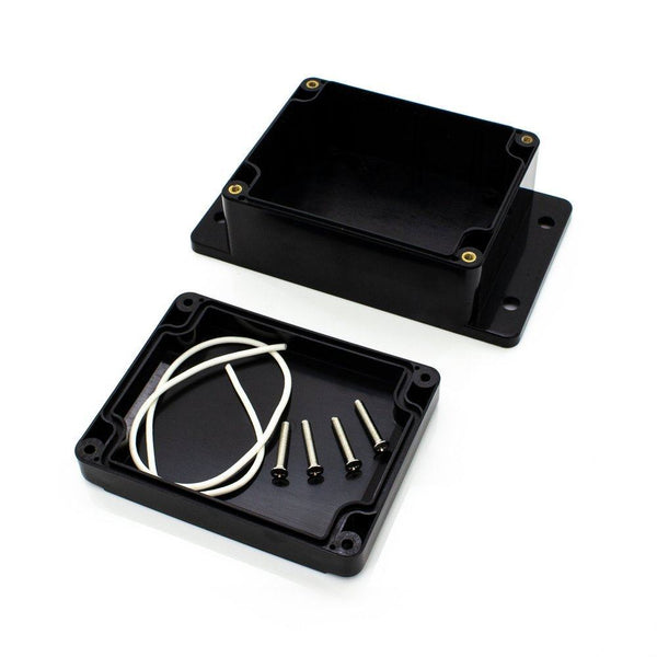 Plastron Cases ABS Plastic Enclosure EN SPE 10 30 1 BK EN SPE 10 30 1 BK Two Part Black Sealed ABS Plastic Enclosure