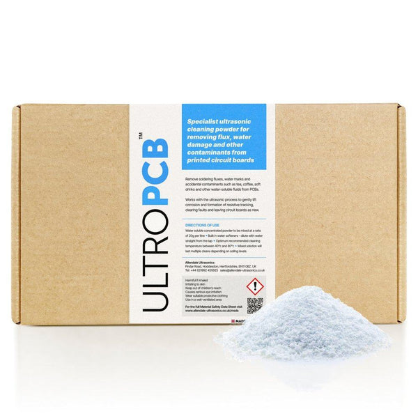 ULTROPOWDER Cleaning Solution US SO ULTRO PCB 200G 10590 Web US SO ULTRO PCB UltroPCB Ultrasonic Cleaning Powder Main Image